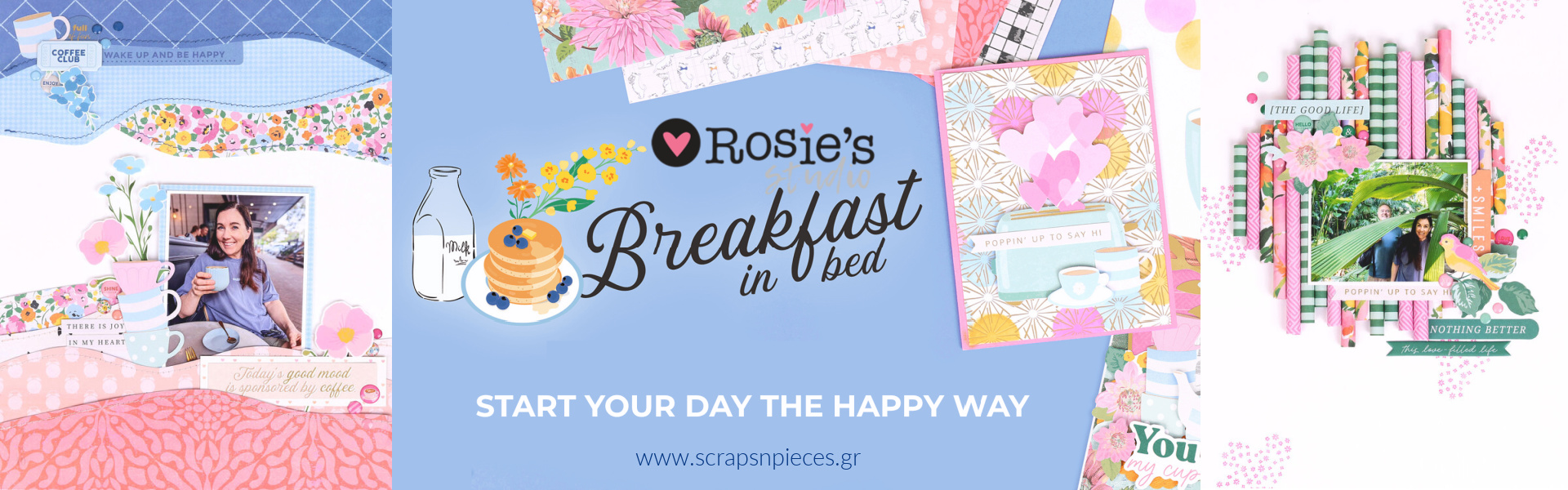 Breakfast in Bed Scrapbooking Collection by Rosie's Studio